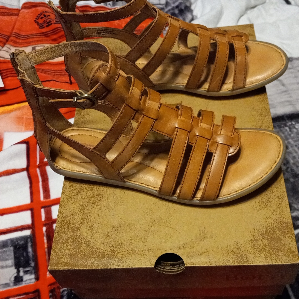 Like new Born gladiator type sandals.